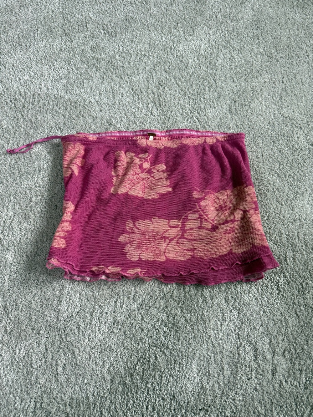 Floral Print Tube top free people size medium